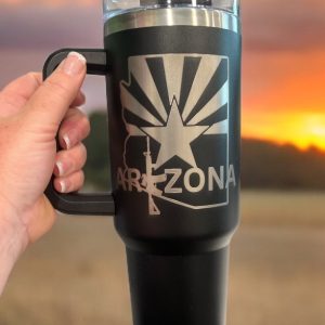 AR Arizona Custom Stanley Quencher 40oz Stainless Steel Tumbler