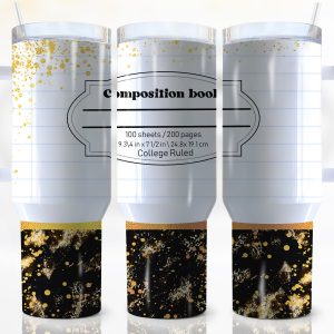 Back To School Custom Stanley Quencher 40oz Stainless Steel Tumbler With Handle