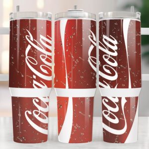 Coca Cola Custom Stanley Quencher 40oz Stainless Steel Tumbler With Handle