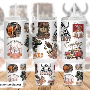 Country Vibes Custom Stanley Quencher 40oz Stainless Steel Tumbler With Handle