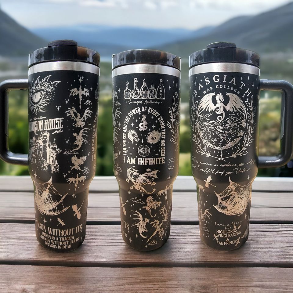 Dragon Rider Custom Stanley Quencher 40oz Stainless Steel Tumbler