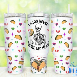 Funny Skeleton Custom Stanley Quencher 40oz Stainless Steel Tumbler With Handle