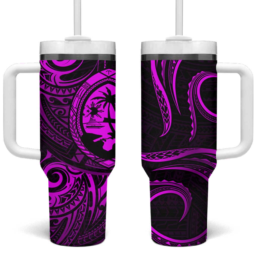 Guam Coat of Arms Custom Stanley Quencher 40oz Stainless Steel Tumbler