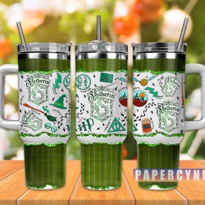 Harry Potter Custom Stanley Quencher 40oz Stainless Steel Tumbler With Handle