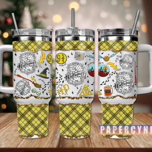 Harry Potter Custom Stanley Quencher 40oz Stainless Steel Tumbler With Handle