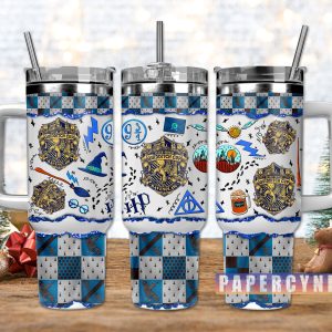 Harry Potter Custom Stanley Quencher 40oz Stainless Steel Tumbler With Handle