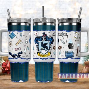 Harry Potter Custom Stanley Quencher 40oz Stainless Steel Tumbler With Handle