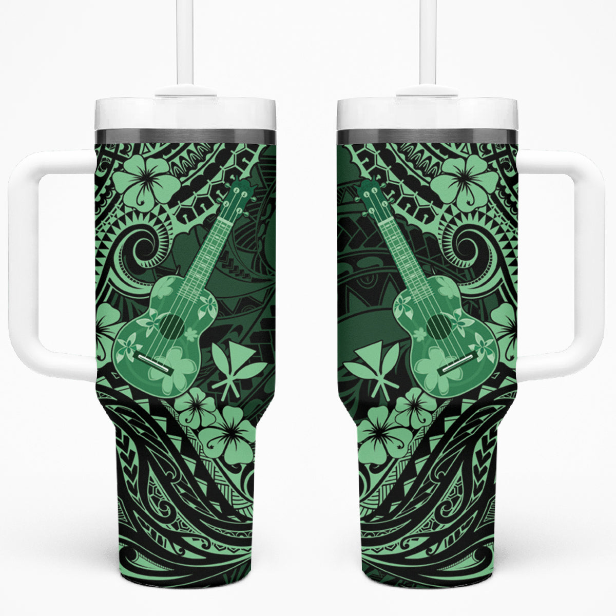 Hawaii Ukulele Custom Stanley Quencher 40oz Stainless Steel Tumbler