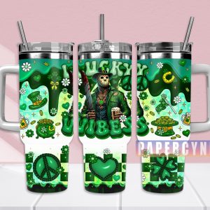 Jason Voorhees Custom Stanley Quencher 40oz Stainless Steel Tumbler With Handle