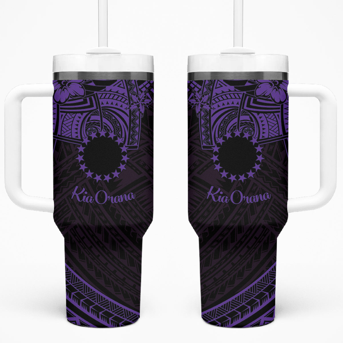 Kia Orana Cook Islands Custom Stanley Quencher 40oz Stainless Steel Tumbler