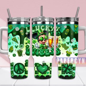 Mickey Mouse Custom Stanley Quencher 40oz Stainless Steel Tumbler With Handle