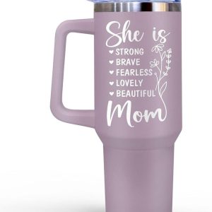Mom Custom Stanley Quencher 40oz Stainless Steel Tumbler
