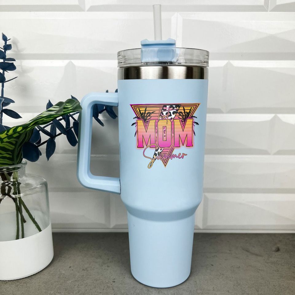 Mom day Custom Stanley Quencher 40oz Stainless Steel Tumbler
