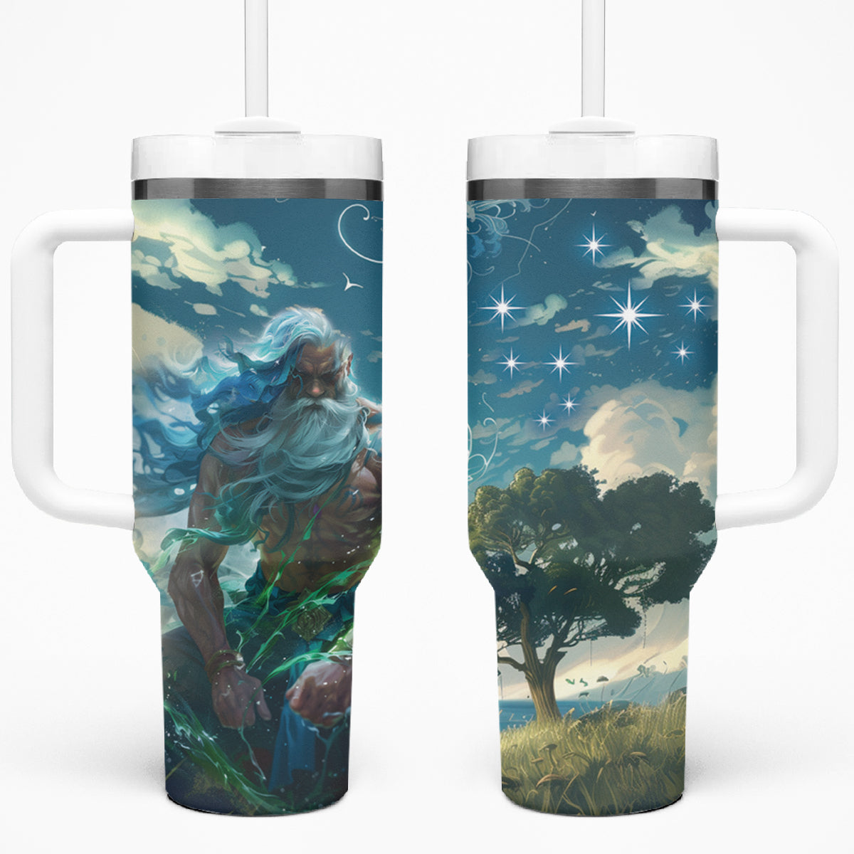 New Zealand Matariki Ururangi Holiday Custom Stanley Quencher 40oz Stainless Steel Tumbler