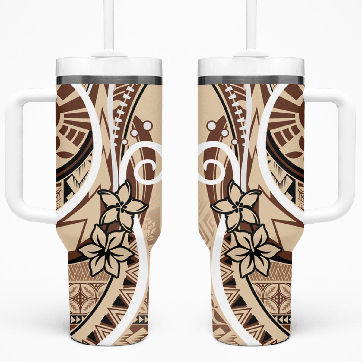 Samoa Siapo Motif Custom Stanley Quencher 40oz Stainless Steel Tumbler