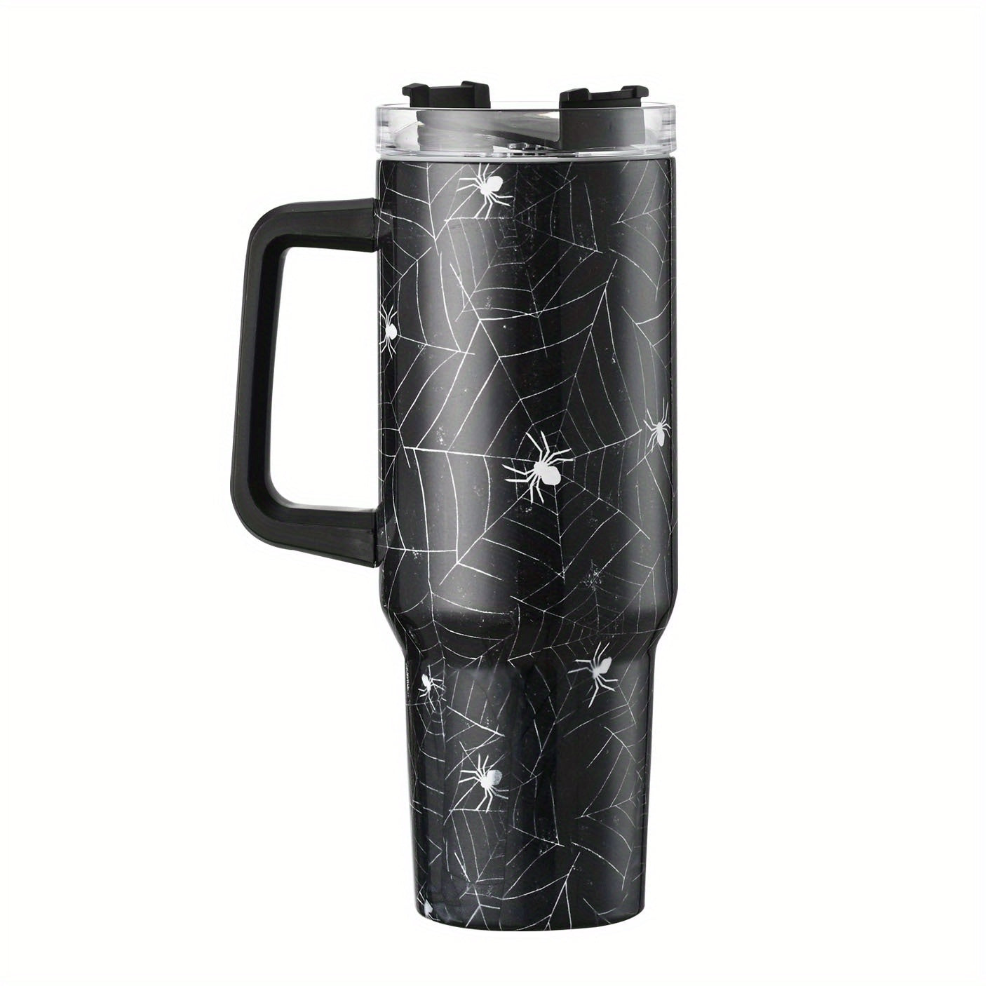 Spider Custom Stanley Quencher 40oz Stainless Steel Tumbler With Handle