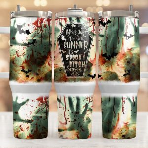 Spooky Shadow Custom Stanley Quencher 40oz Stainless Steel Tumbler With Handle