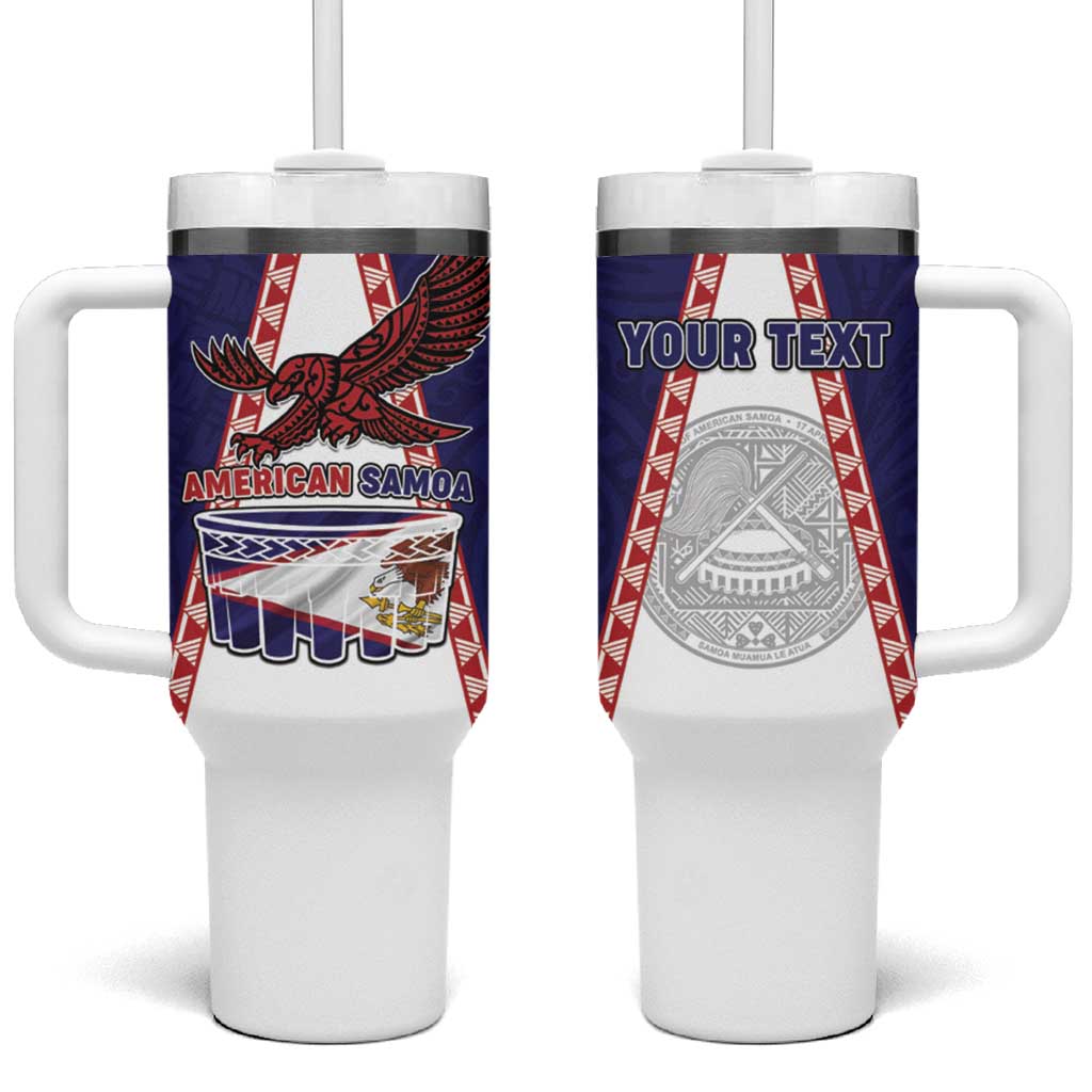 American Samoa Flag Day Custom Stanley Quencher 40oz Stainless Steel Tumbler With Handle