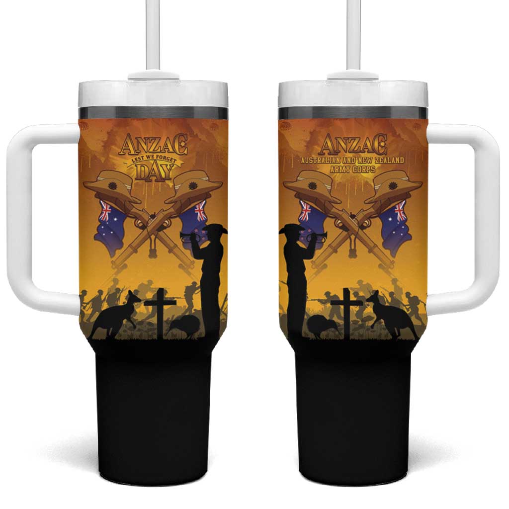 ANZAC Day Custom Stanley Quencher 40oz Stainless Steel Tumbler With Handle