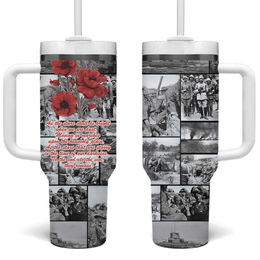 ANZAC Day Gallipoli Campaign Custom Stanley Quencher 40oz Stainless Steel Tumbler With Handle