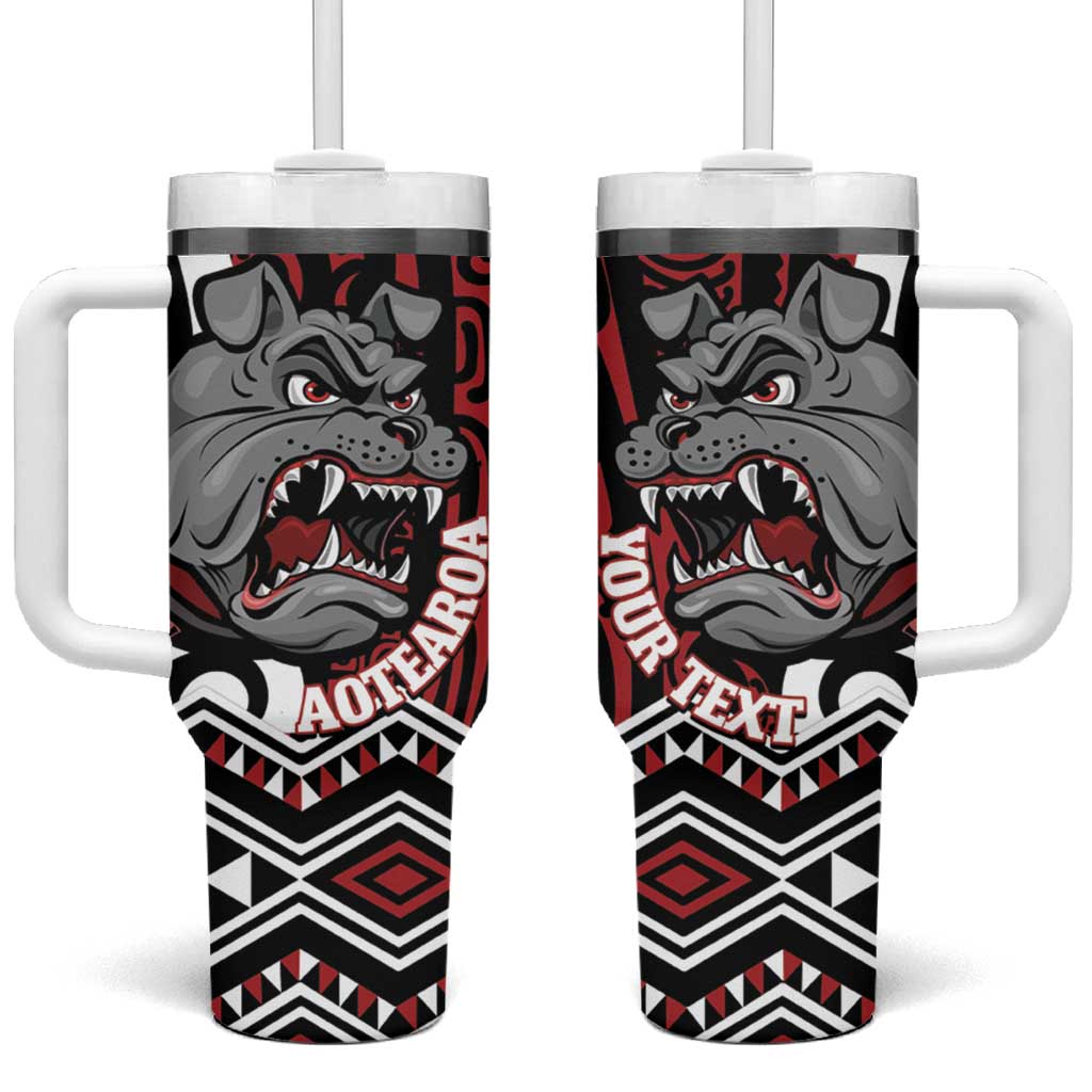 Aotearoa Bulldog Custom Stanley Quencher 40oz Stainless Steel Tumbler With Handle