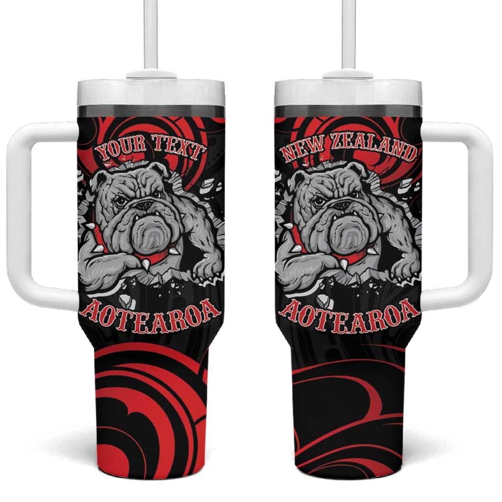 Aotearoa Bulldog Custom Stanley Quencher 40oz Stainless Steel Tumbler With Handle