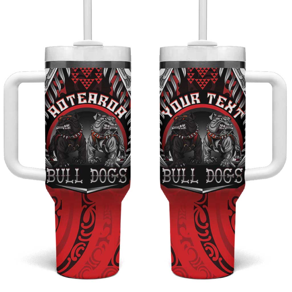 Aotearoa Bulldog Custom Stanley Quencher 40oz Stainless Steel Tumbler With Handle