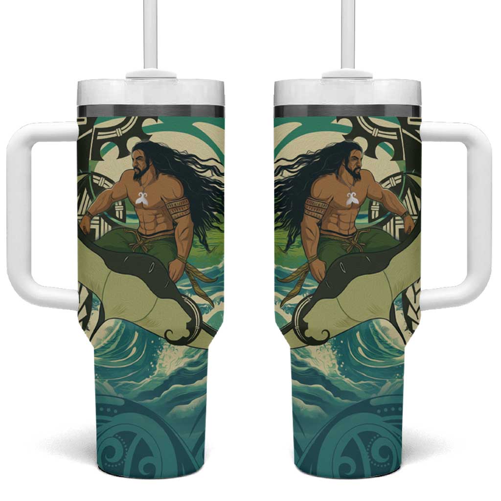 Aotearoa Tangaroa Atua Custom Stanley Quencher 40oz Stainless Steel Tumbler With Handle