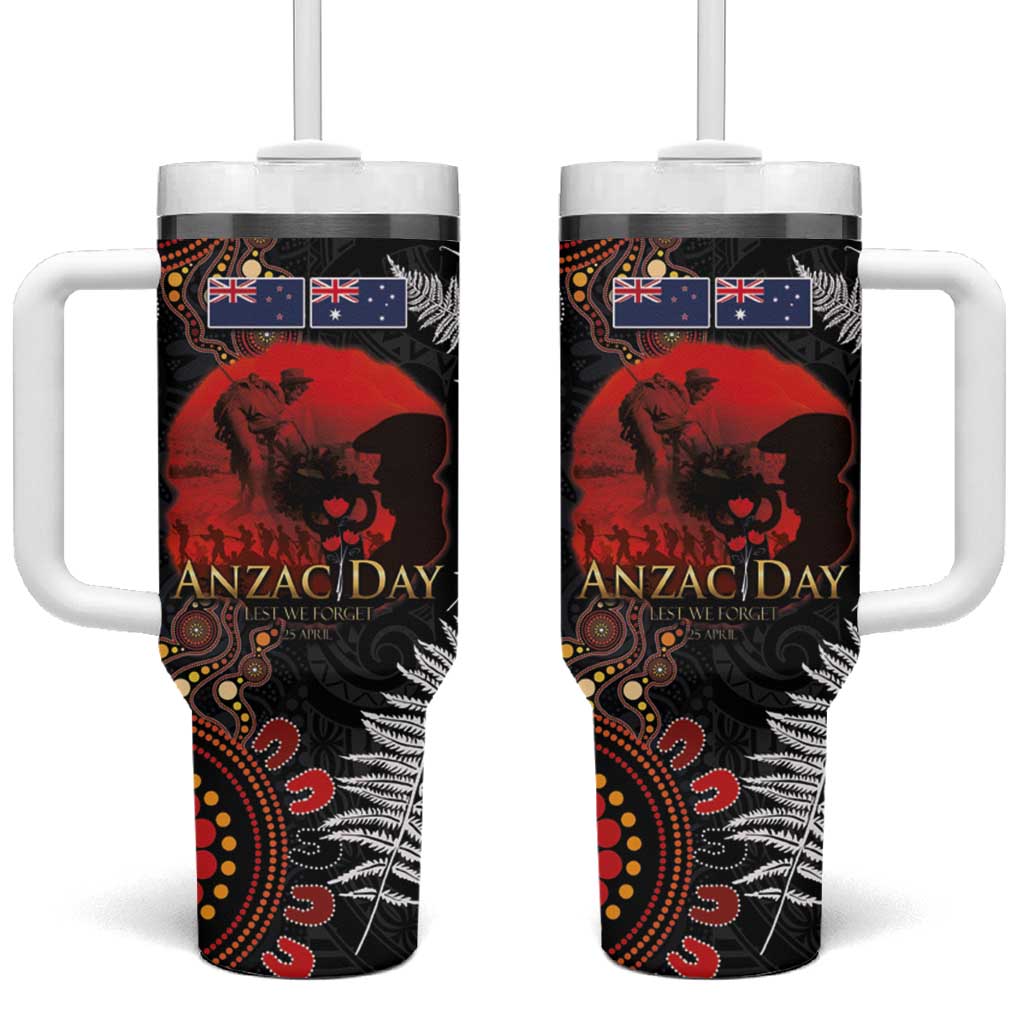 Australia and New Zealand ANZAC Day Custom Stanley Quencher 40oz Stainless Steel Tumbler With Handle
