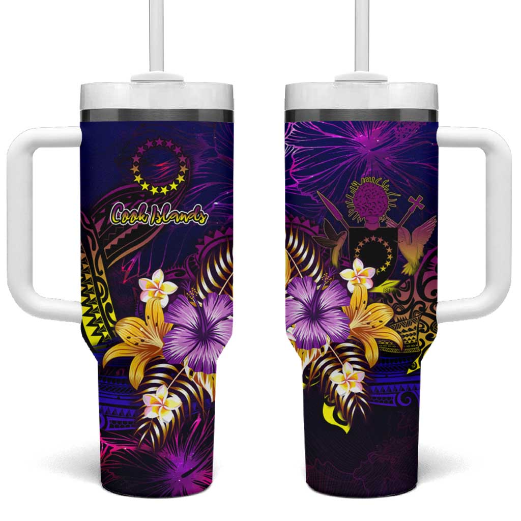Cook Islands Custom Stanley Quencher 40oz Stainless Steel Tumbler With Handle