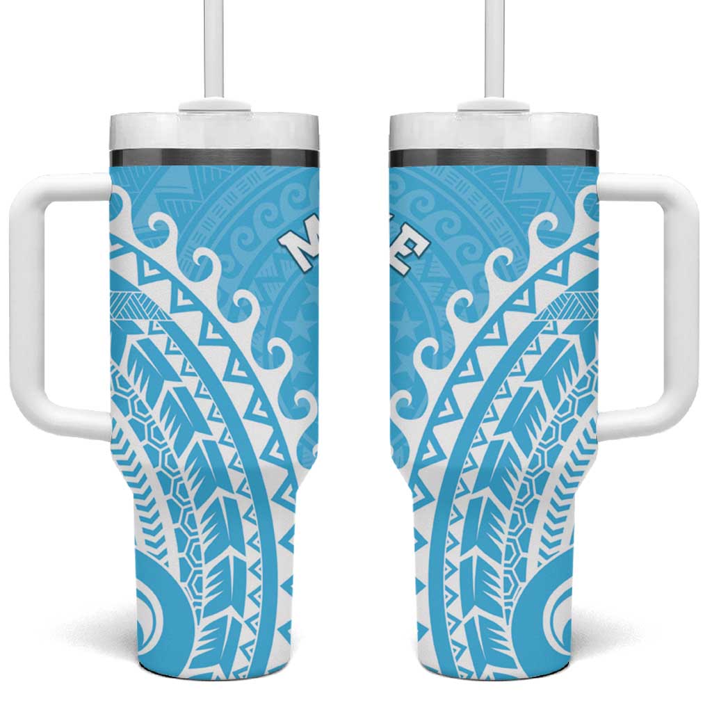 Cook Islands Mauke Custom Stanley Quencher 40oz Stainless Steel Tumbler With Handle