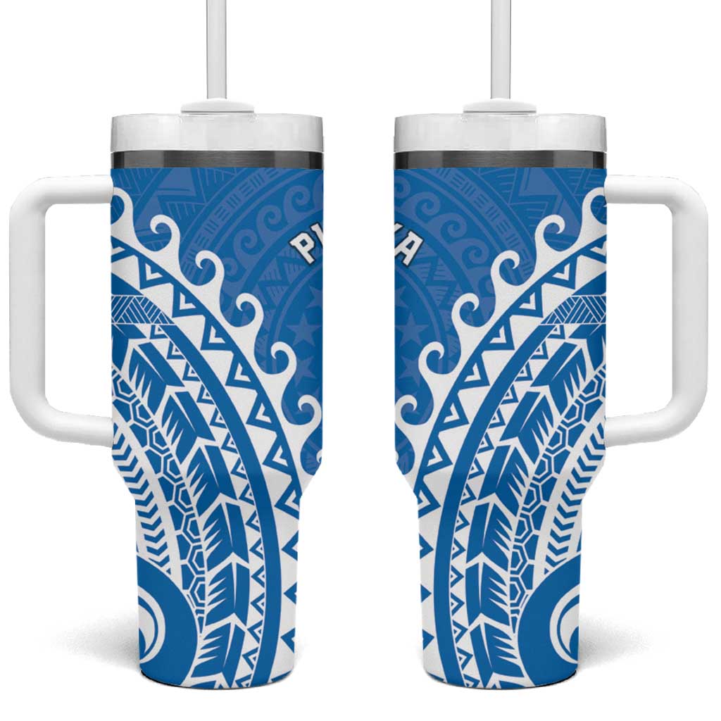 Cook Islands Pukapuka Custom Stanley Quencher 40oz Stainless Steel Tumbler With Handle