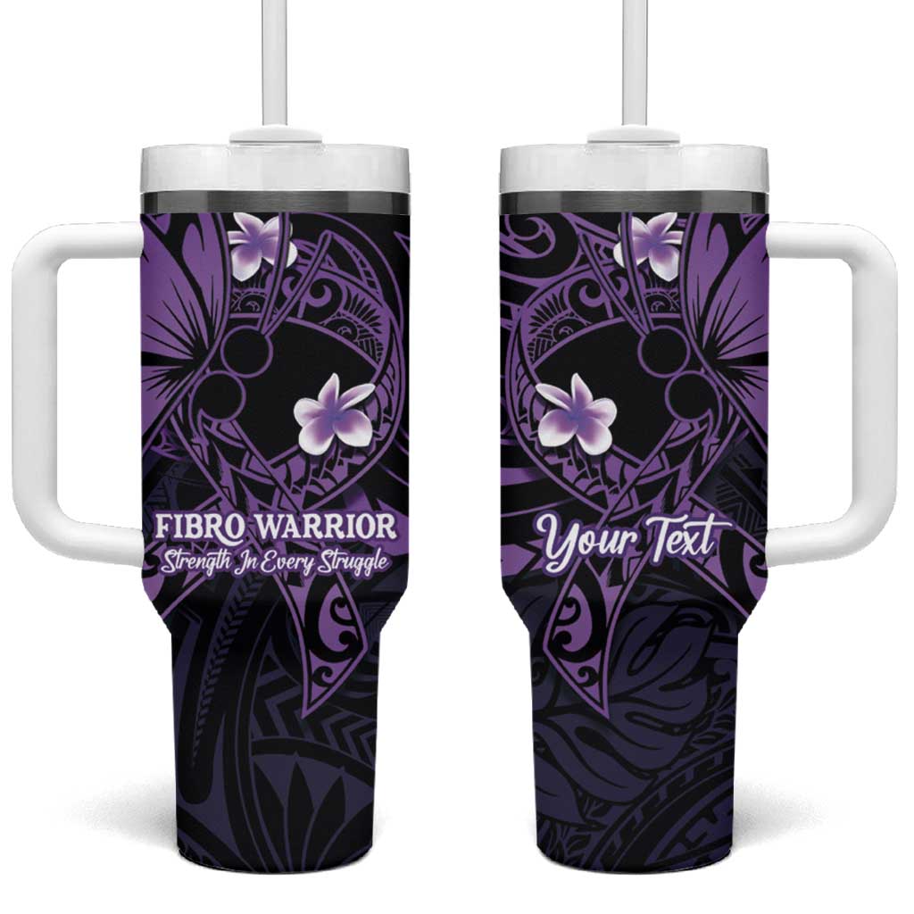 Fibromyalgia Awareness Month Custom Stanley Quencher 40oz Stainless Steel Tumbler With Handle