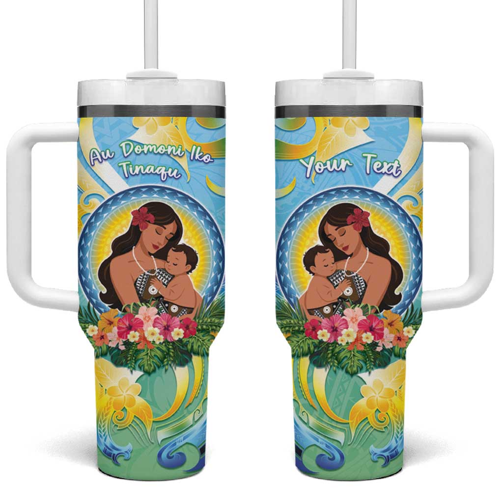 Fiji Mother's Day Custom Stanley Quencher 40oz Stainless Steel Tumbler With Handle