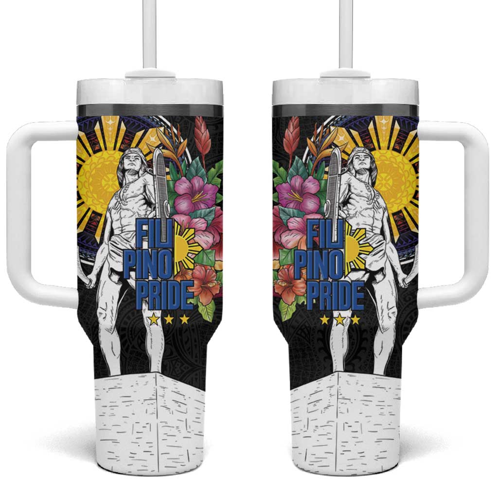 Filipinos Lapu-Lapu Hero Philippines Custom Stanley Quencher 40oz Stainless Steel Tumbler With Handle