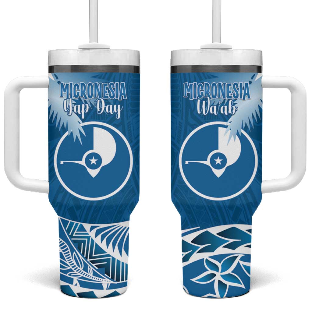 FSM Yap Day Custom Stanley Quencher 40oz Stainless Steel Tumbler With Handle
