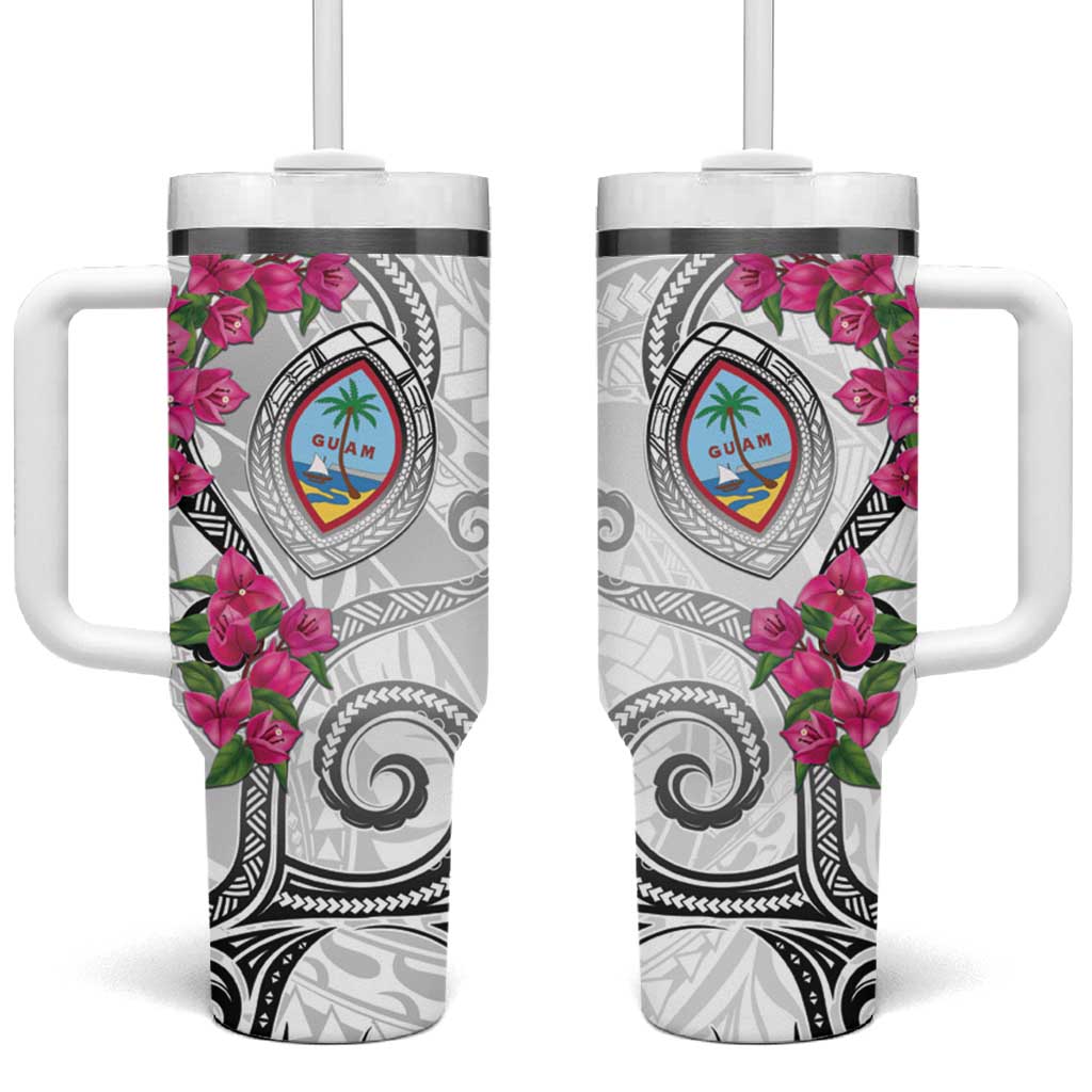 Guam Chamorro Custom Stanley Quencher 40oz Stainless Steel Tumbler With Handle