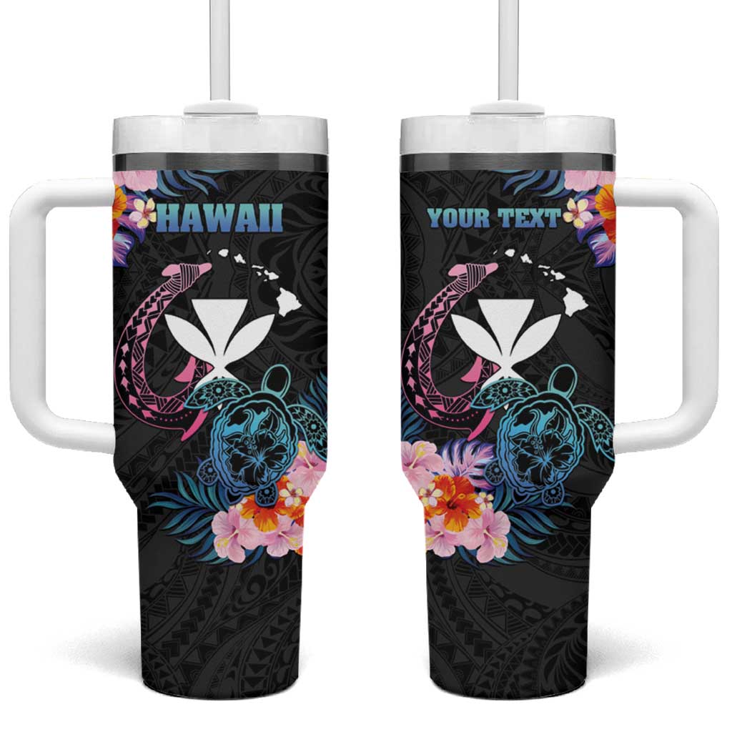 Hawaii Custom Stanley Quencher 40oz Stainless Steel Tumbler With Handle