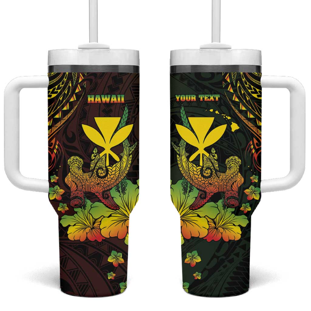 Hawaii Custom Stanley Quencher 40oz Stainless Steel Tumbler With Handle