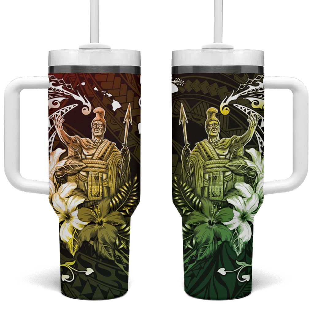 Hawaii King Kamehameha Day Custom Stanley Quencher 40oz Stainless Steel Tumbler With Handle