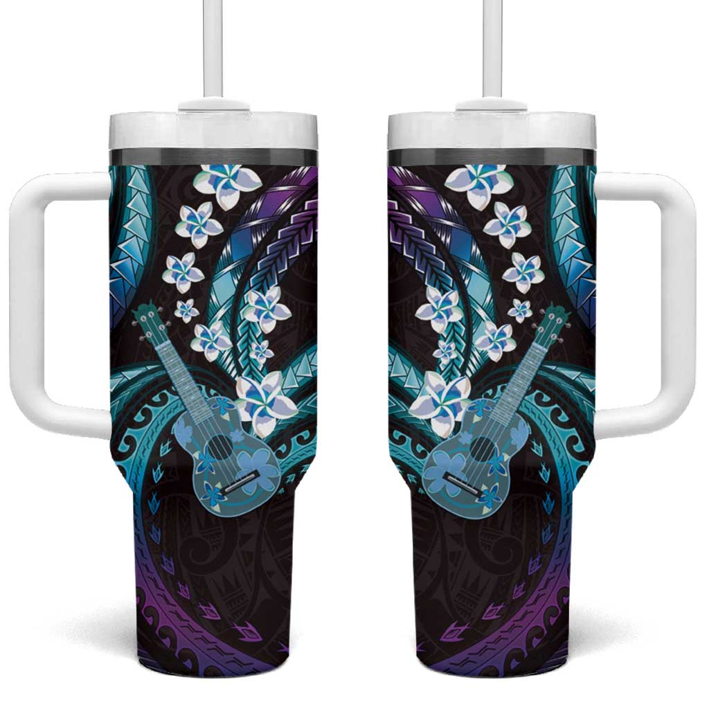 Hawaiian Ukulele Custom Stanley Quencher 40oz Stainless Steel Tumbler With Handle
