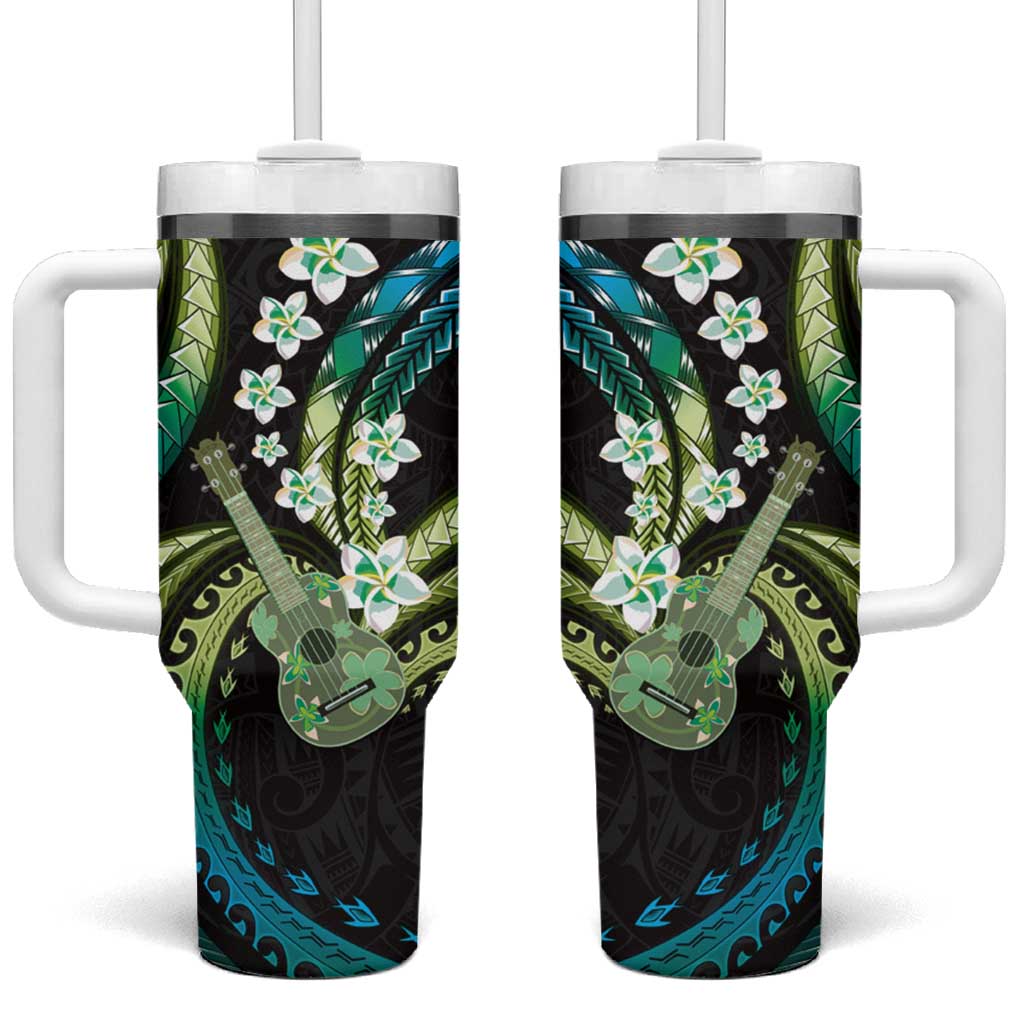 Hawaiian Ukulele Custom Stanley Quencher 40oz Stainless Steel Tumbler With Handle