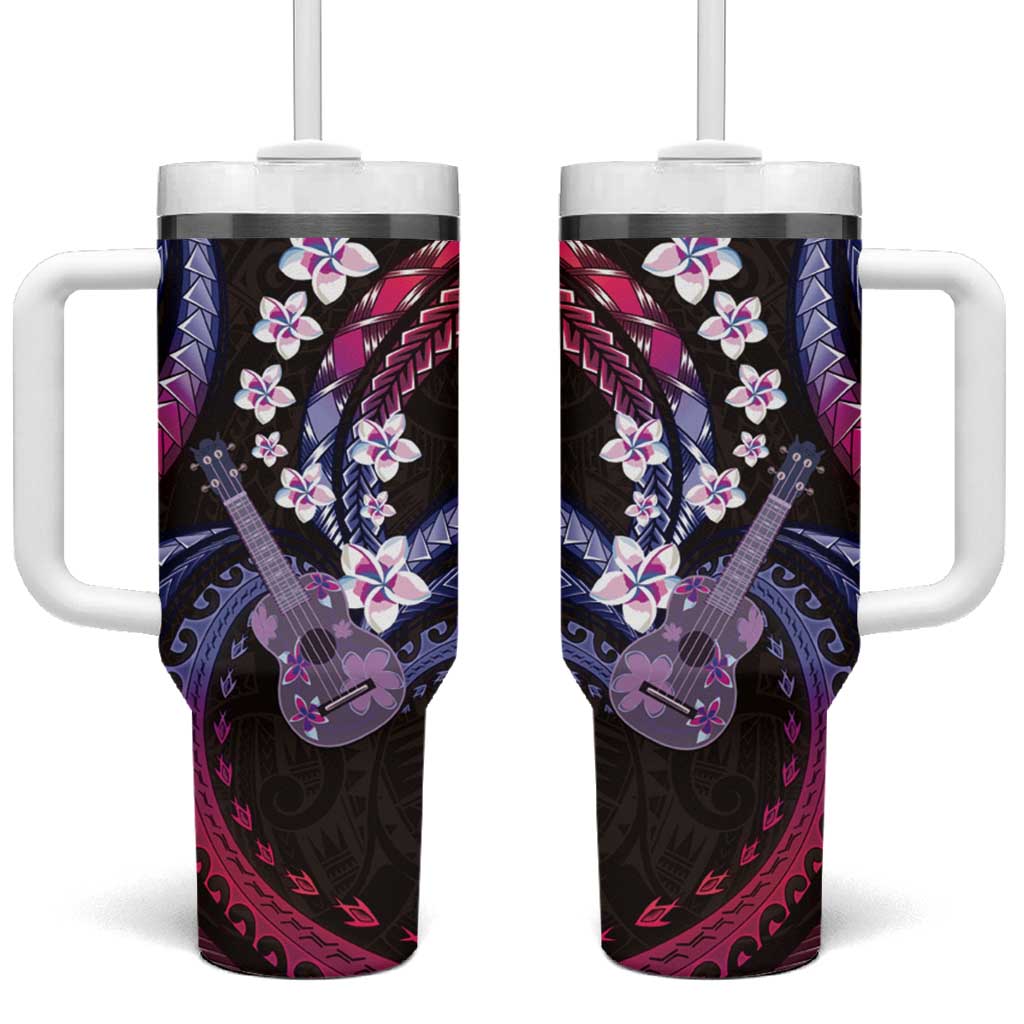 Hawaiian Ukulele Custom Stanley Quencher 40oz Stainless Steel Tumbler With Handle