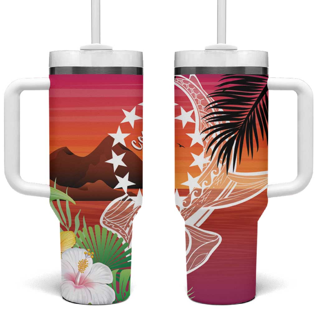 Kia Orana Cook Islands Custom Stanley Quencher 40oz Stainless Steel Tumbler With Handle