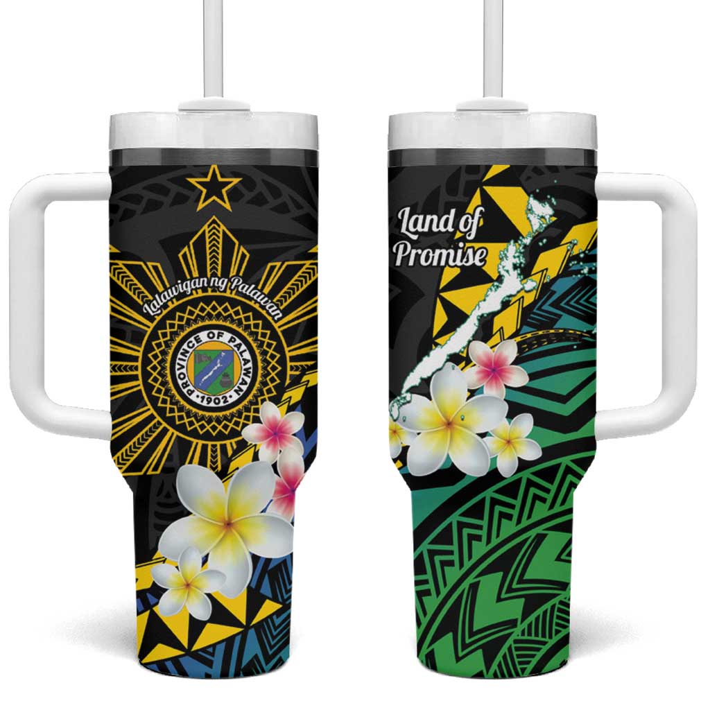 Lalawigan ng Palawan Custom Stanley Quencher 40oz Stainless Steel Tumbler With Handle