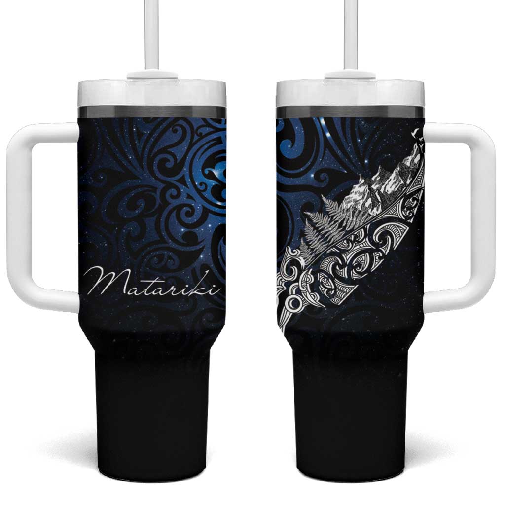 Maori Matariki Custom Stanley Quencher 40oz Stainless Steel Tumbler With Handle