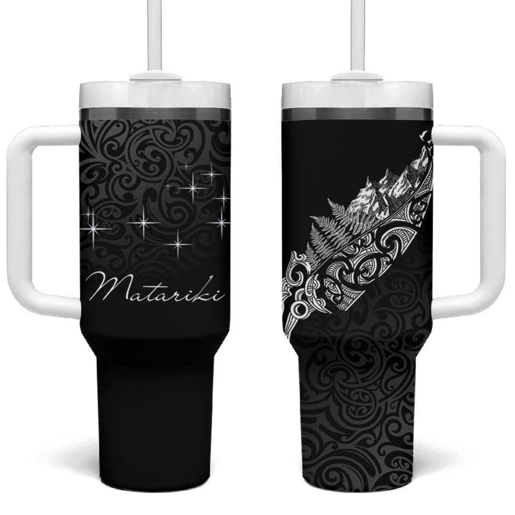 Maori Matariki Custom Stanley Quencher 40oz Stainless Steel Tumbler With Handle