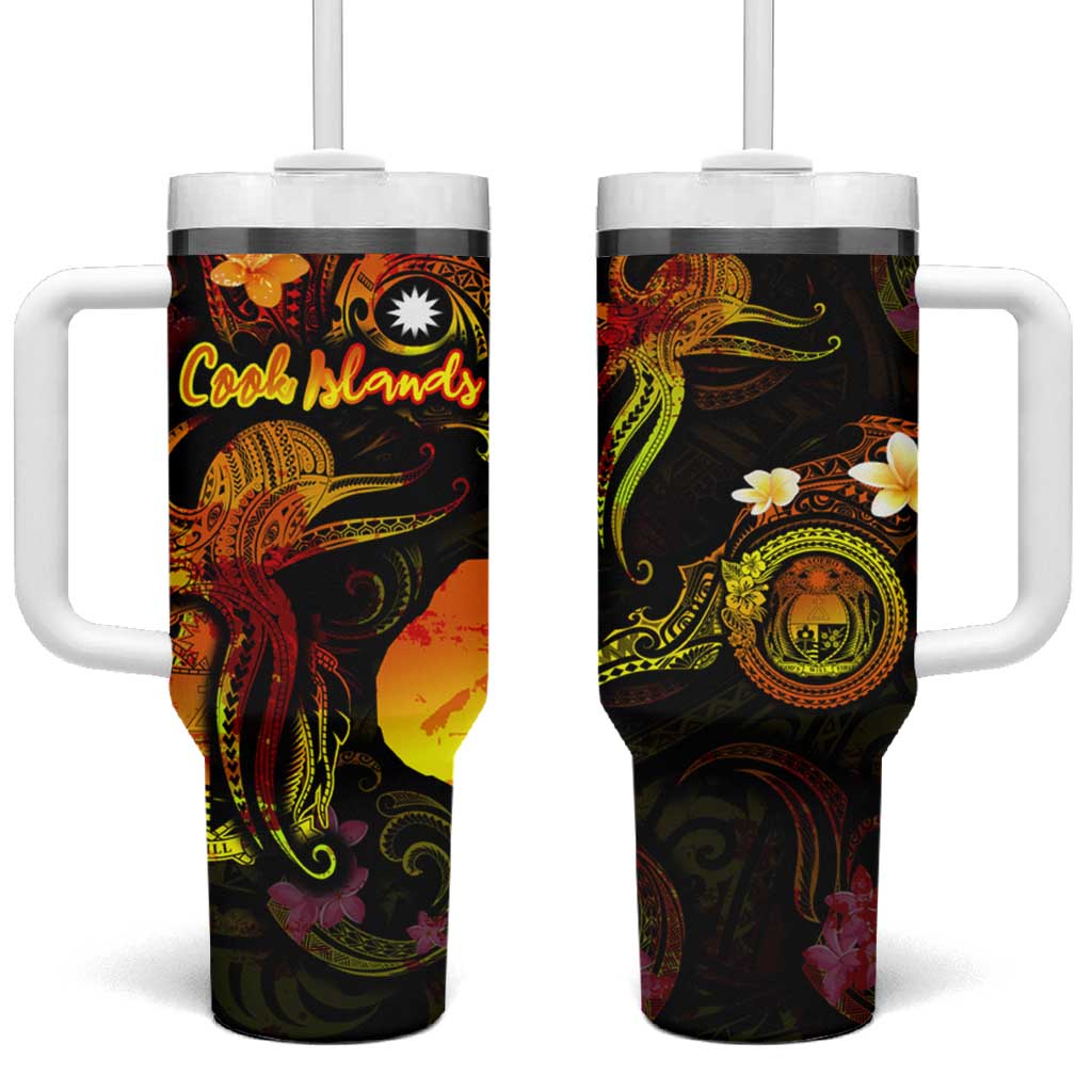 Nauru Custom Stanley Quencher 40oz Stainless Steel Tumbler With Handle