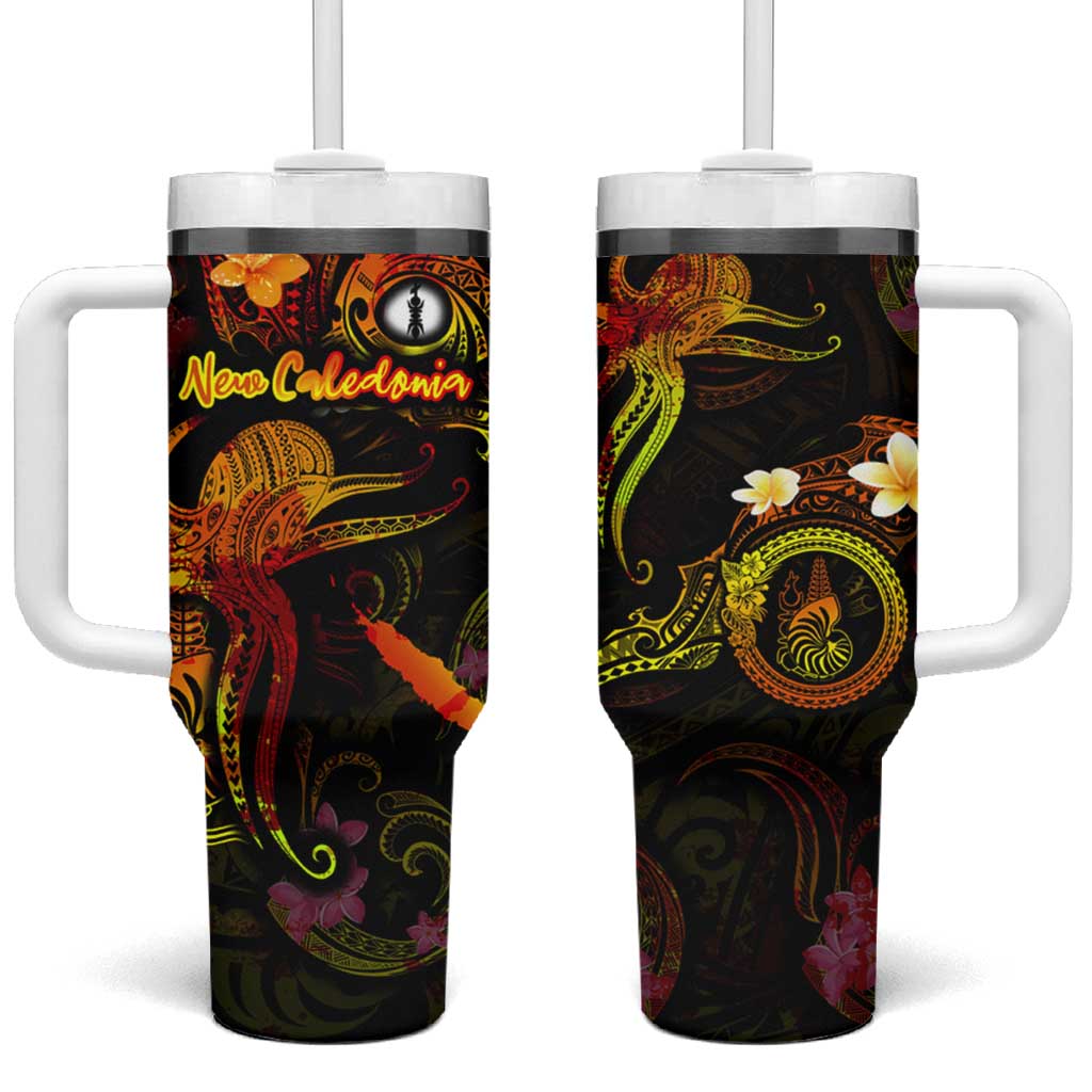New Caledonia Custom Stanley Quencher 40oz Stainless Steel Tumbler With Handle