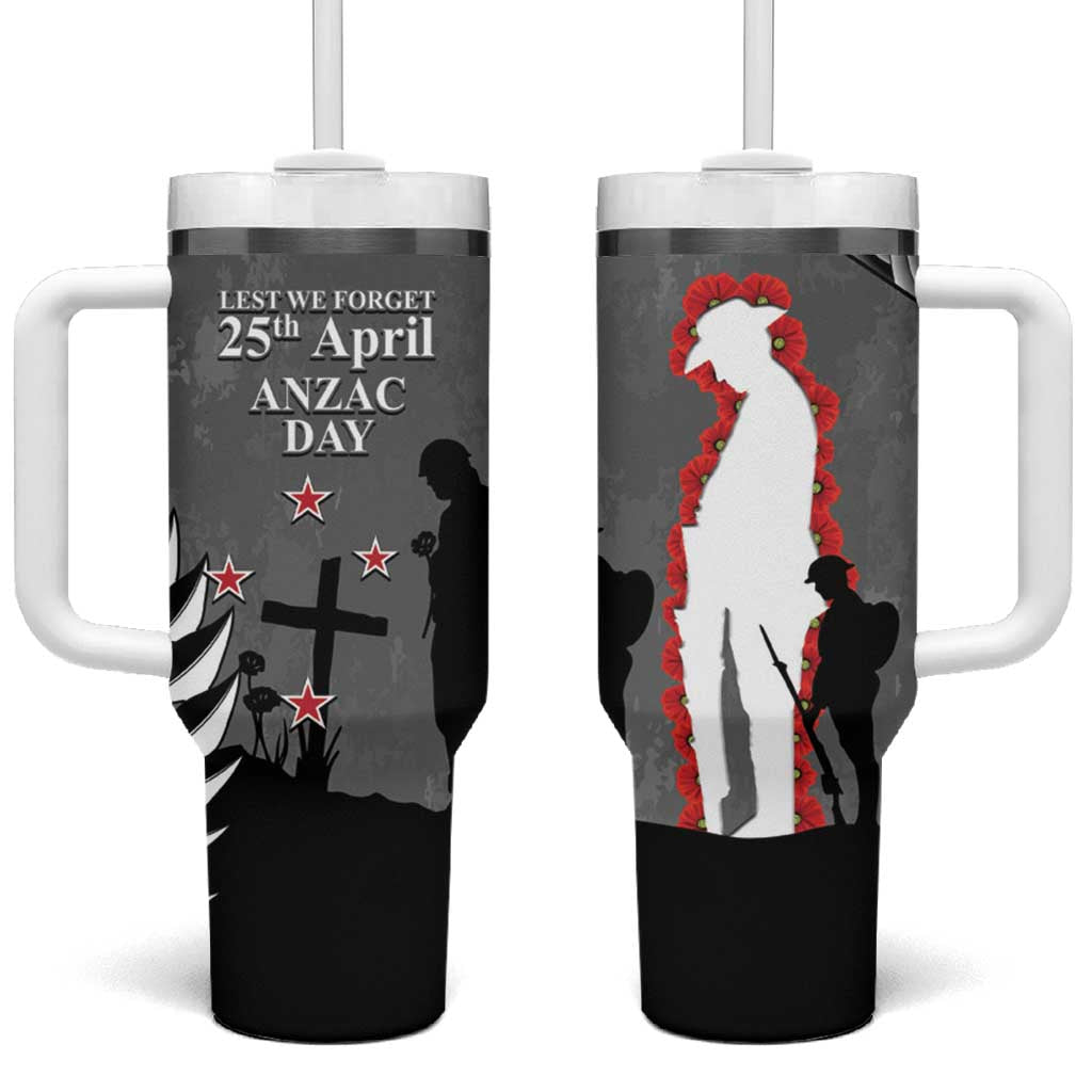 New Zealand ANZAC Day Custom Stanley Quencher 40oz Stainless Steel Tumbler With Handle